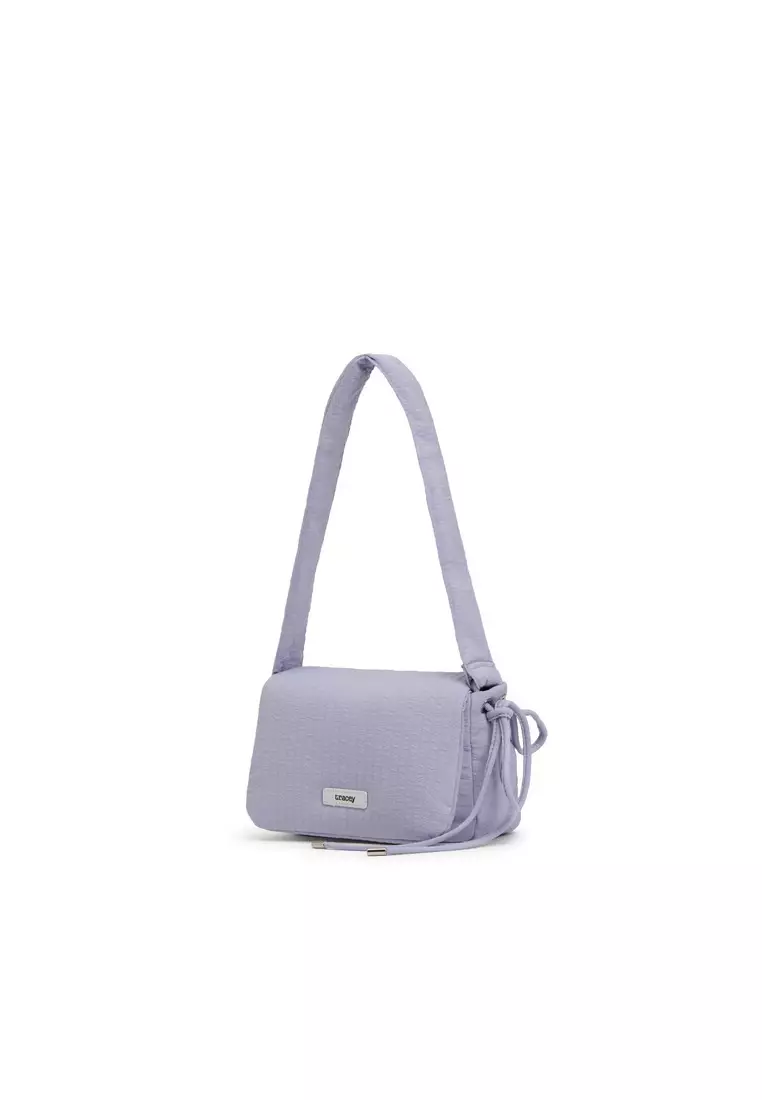 Tracey Puffy Plush Bow Crossbody