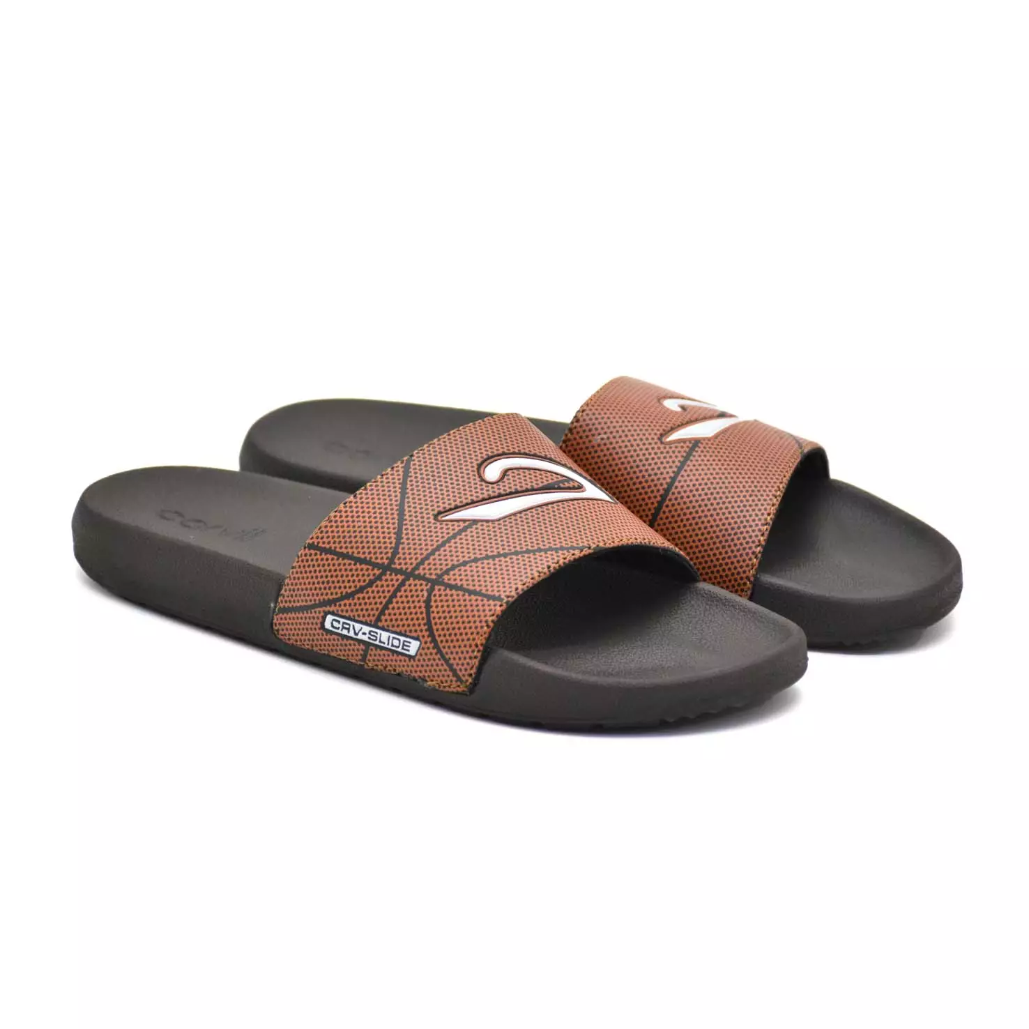 Carvil Sandal Slider Anak Sevilla-SK Brown/Orange