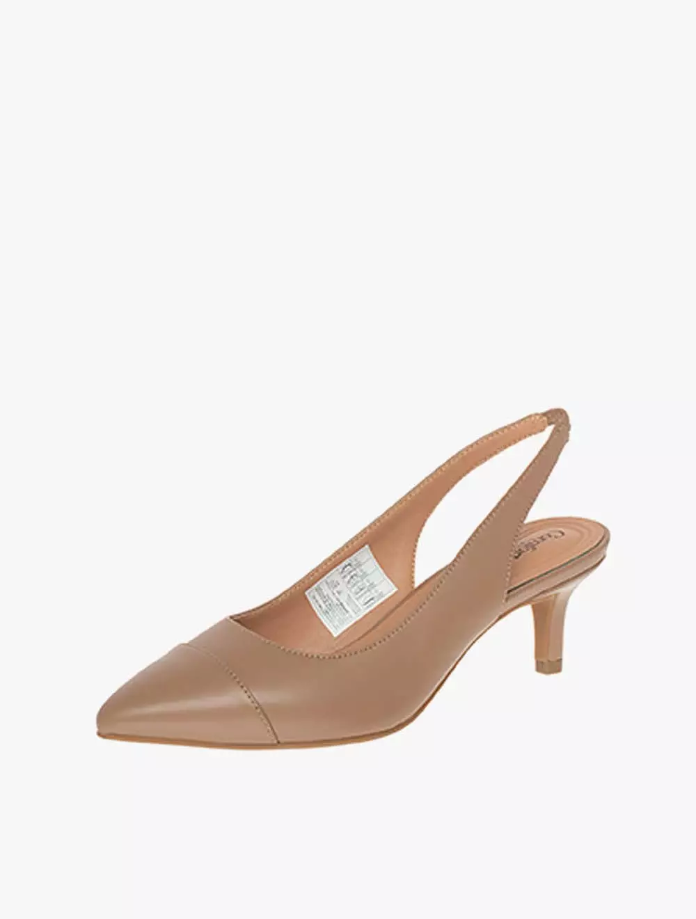 Payless Comfort Plus By Predictions Womens Kittie Captoe Heels - Dark Nude_04