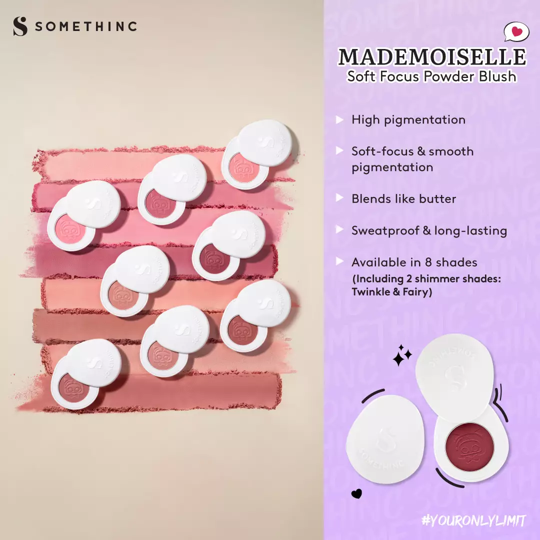 SOMETHINC Mademoiselle Soft Focus Powder Blush - Dolly