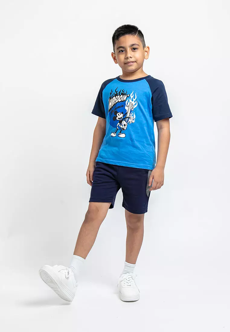 Forest Kids Unisex Cotton Terry Boy Girl Short Pants Kids  - FK6504 - 33Navy