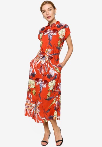 Jual Lc Waikiki Waistband Figured Shirt Dress Original Zalora Indonesia