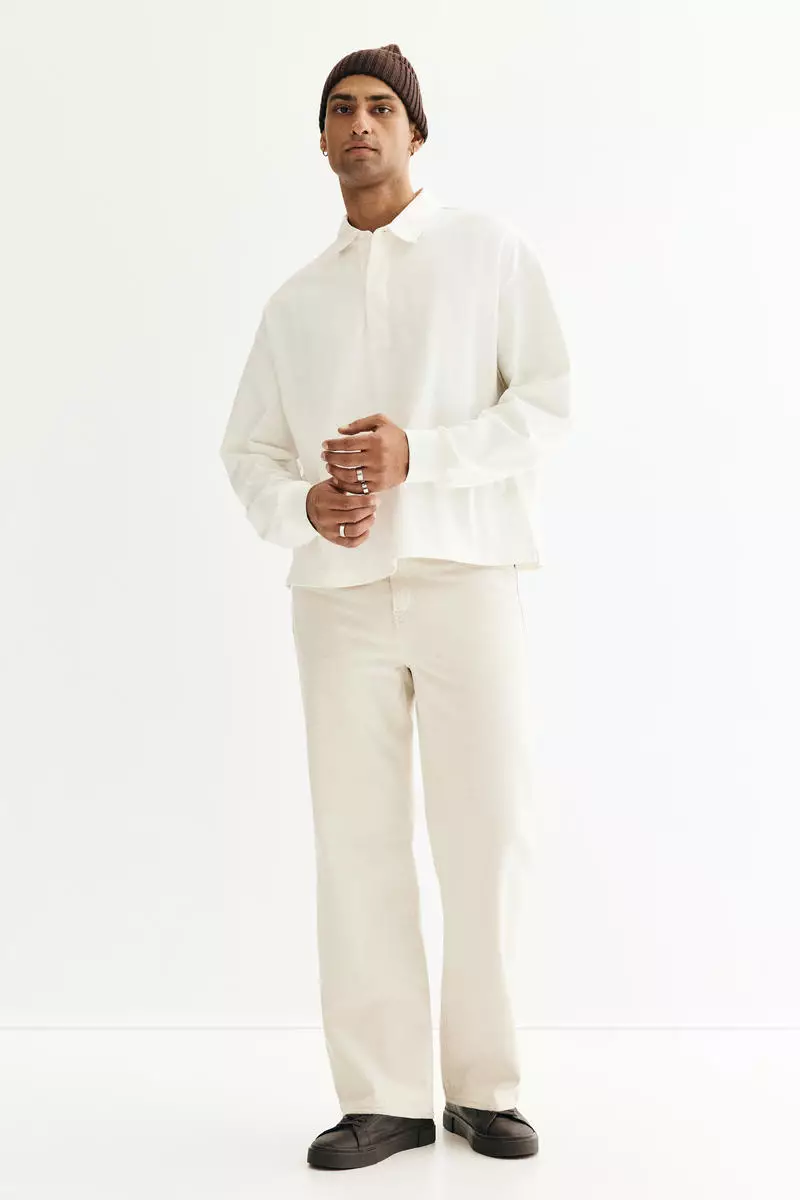 Loose Fit Cotton polo shirt