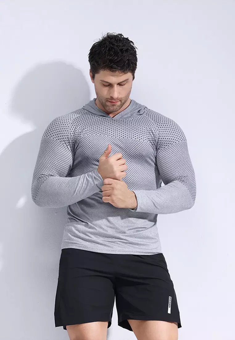 HAPPY FRIDAYS Sports Hooded Long Sleeve Gym Wear GP61139 2024, Buy HAPPY  FRIDAYS Online