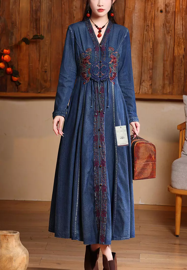 Zalora new arrivals denim dress