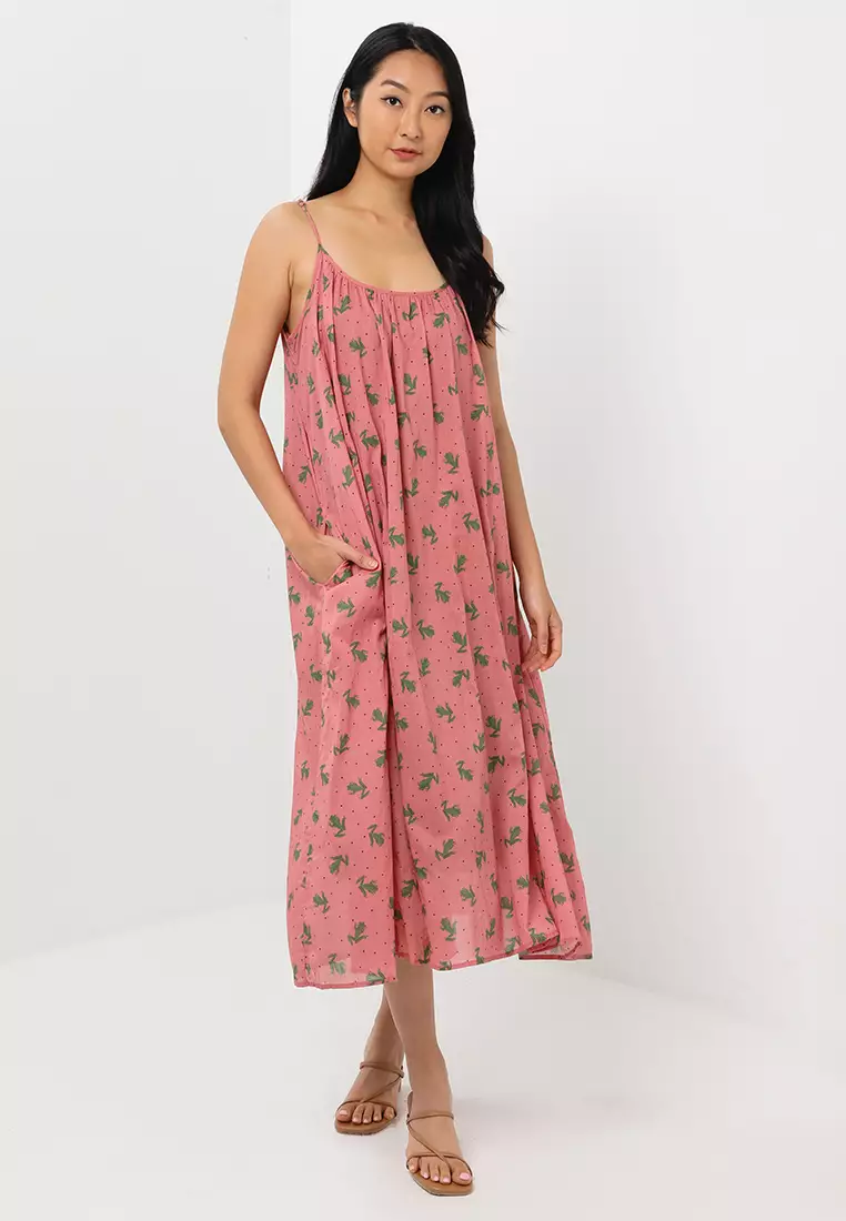 One piece printed dresses sales