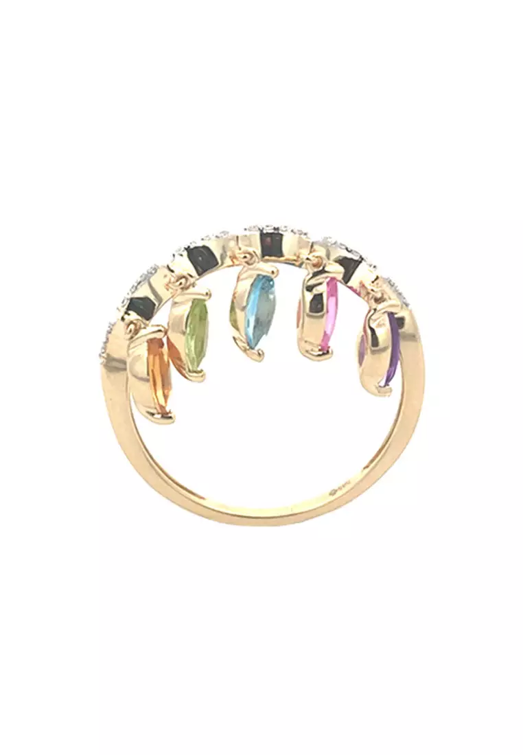 14K Versa Diamond Ring DRL-3241