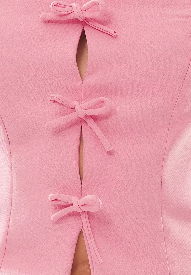 Bow Detail Sleeveless Top