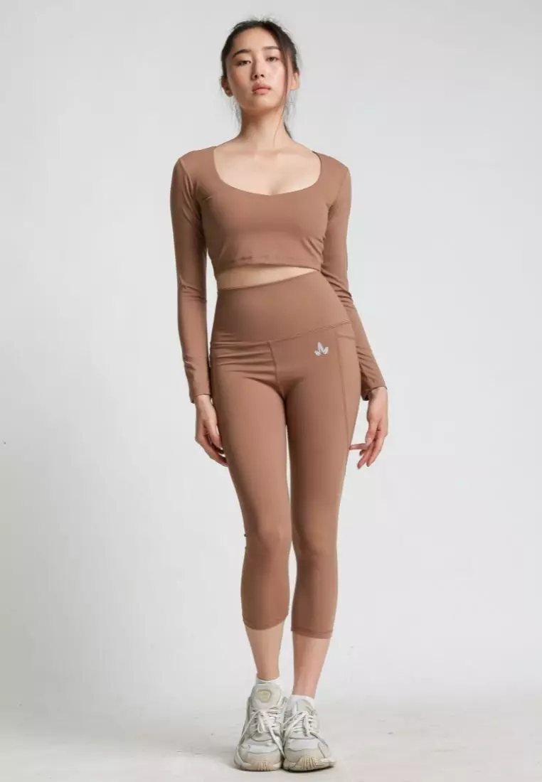 NAKD Lux Sueded Longsleeve Bra Top