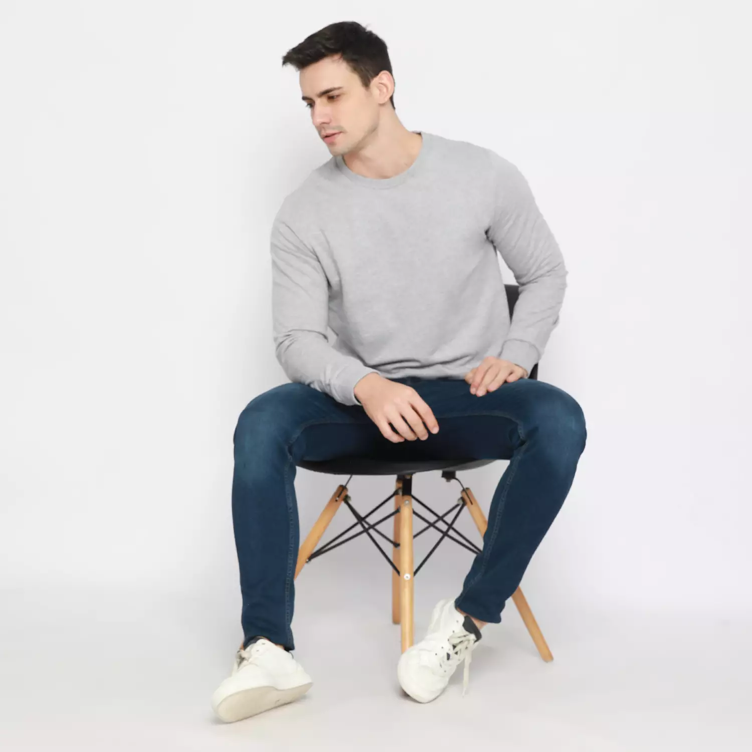 Kale Sweater Sally Misty Grey/ Sweater Pria Casual / Unisex