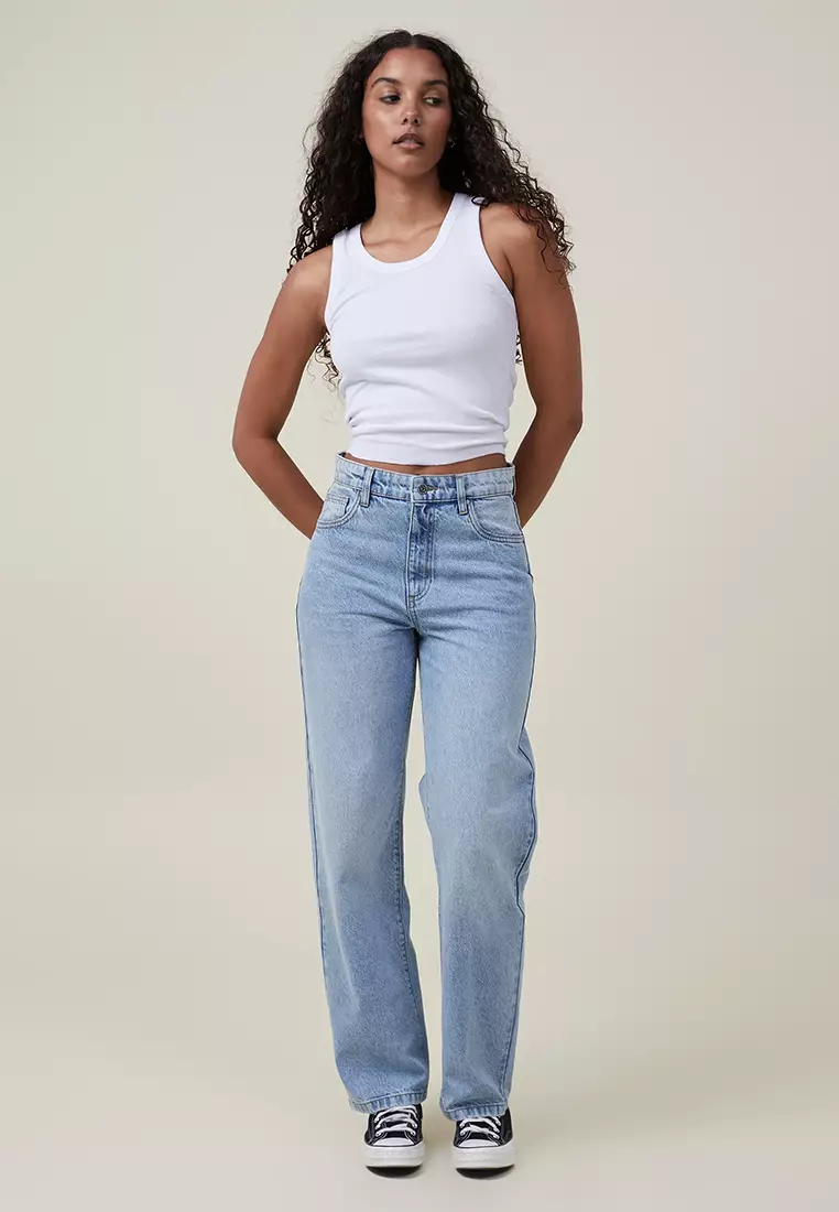 Asia Fit Loose Straight Jeans