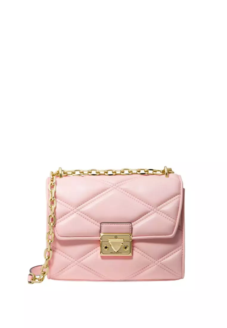 Serena Small Quilted Faux Leather Crossbody Bag
