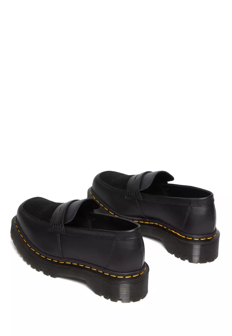 Buy Dr. Martens PENTON BEX SQUARE TOE HAIR-ON & LEATHER LOAFERS 2023 ...