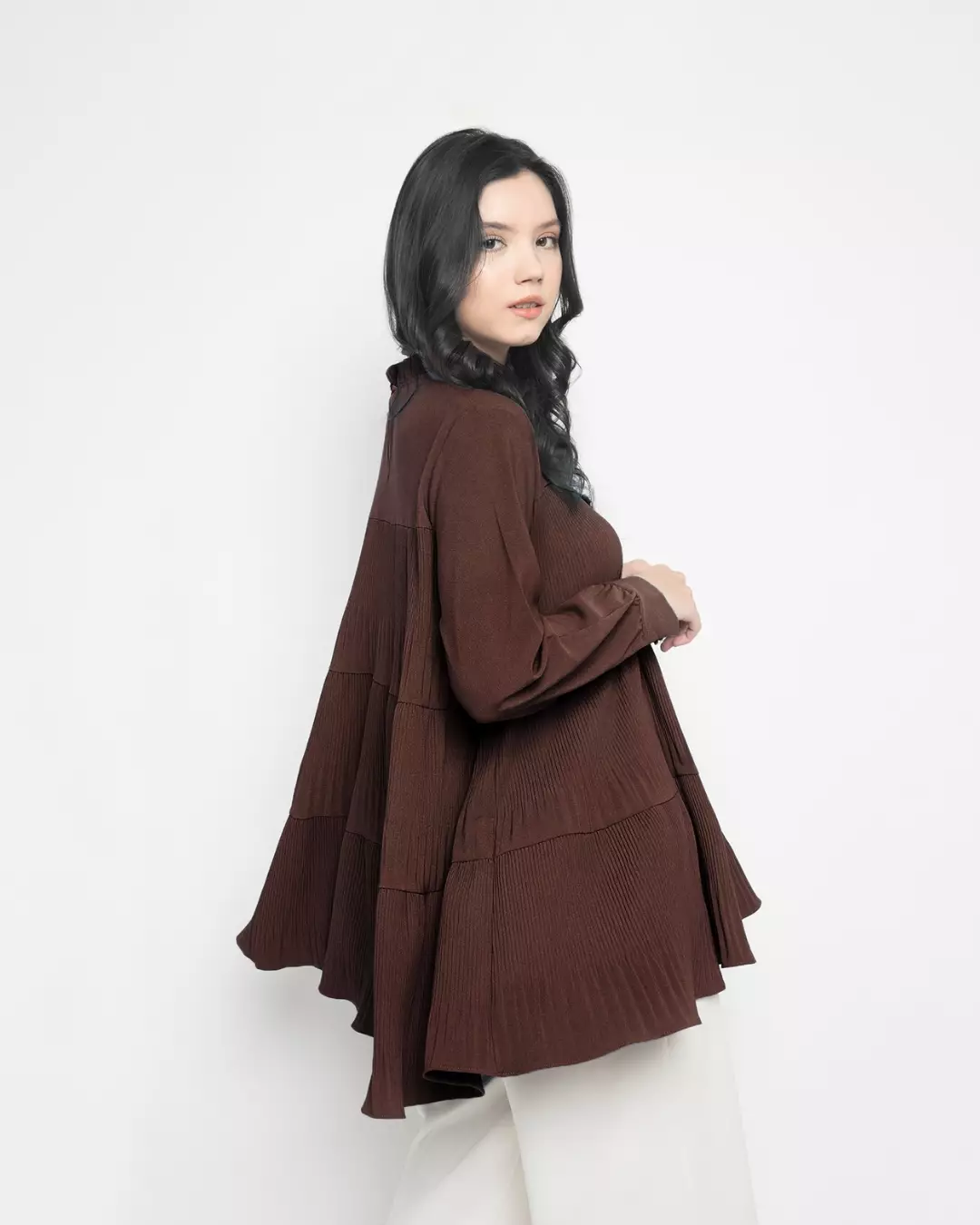 Cassie Blouse - Espresso