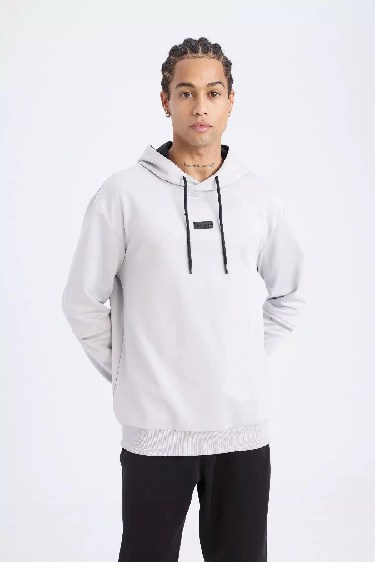 Pullover Hoodie Basic Plain Hoodies Buy DeFacto Standard Fit