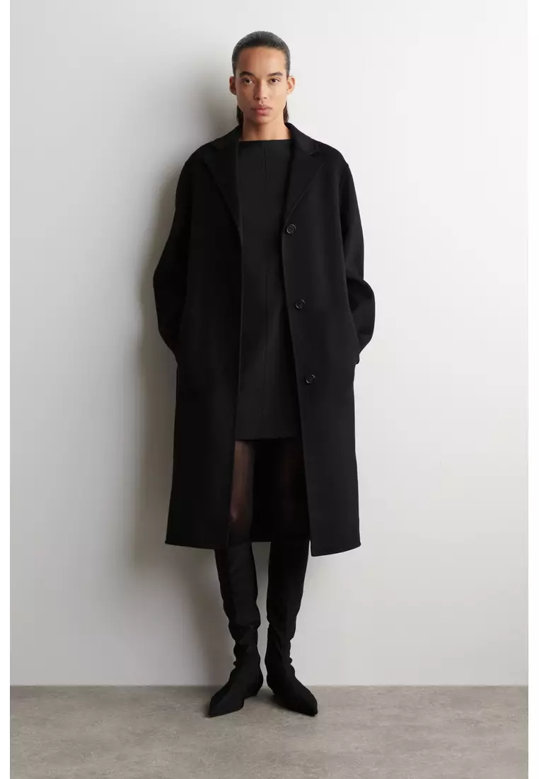 TAILORED MERINO WOOL-BLEND MINI DRESS