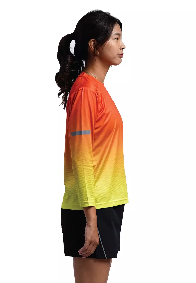 Tiento Baju Lari Ringan Jersey Running Anti UV Wanita Lengan Panjang Dry Fit Airlite