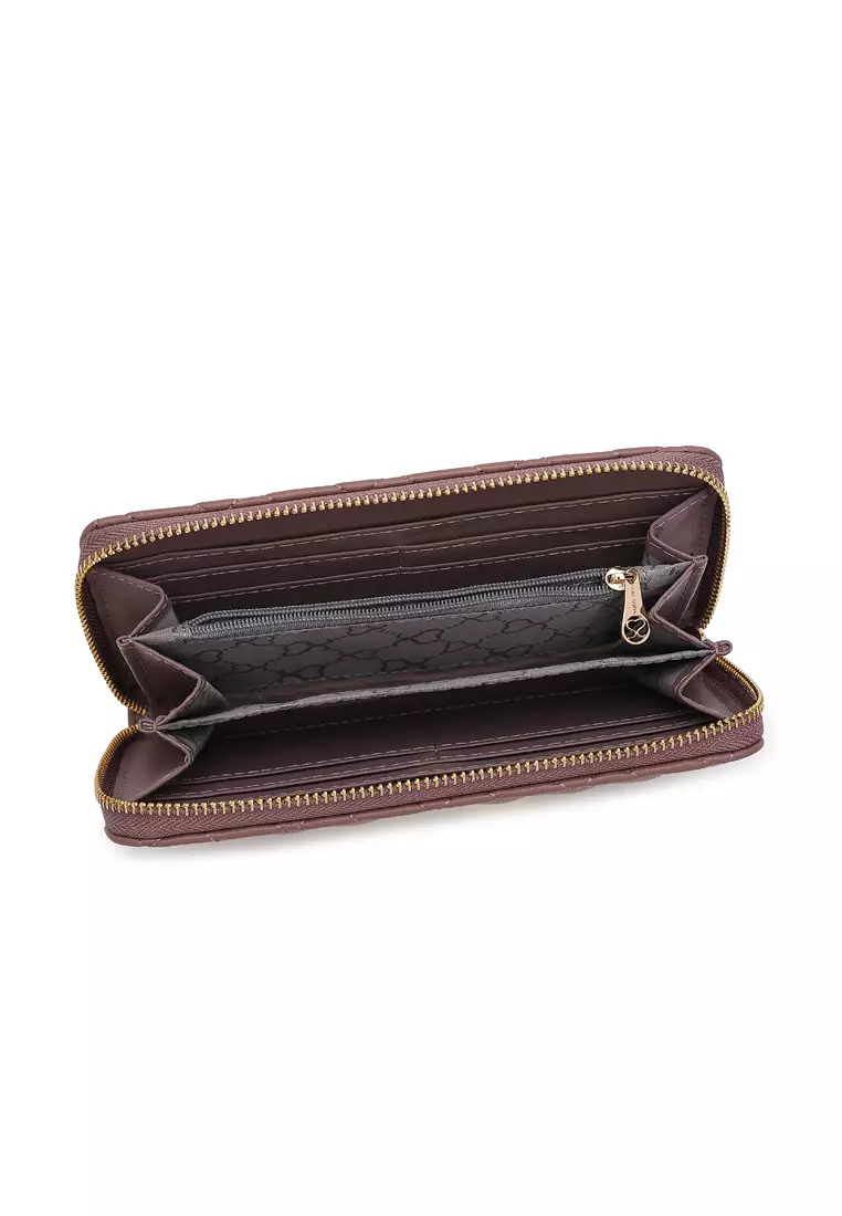 Scarlett Women's Quilted Long Wallet / Purse