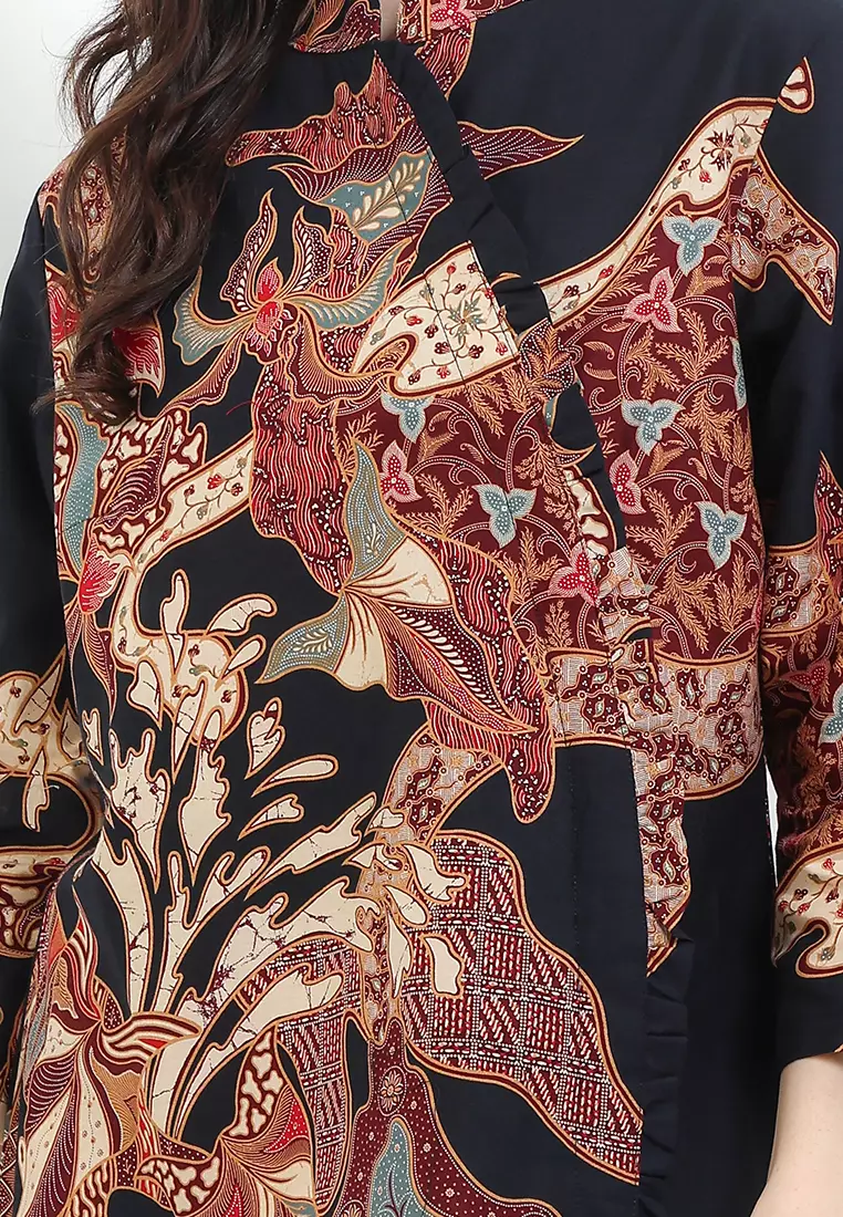 Blouse Batik Daun