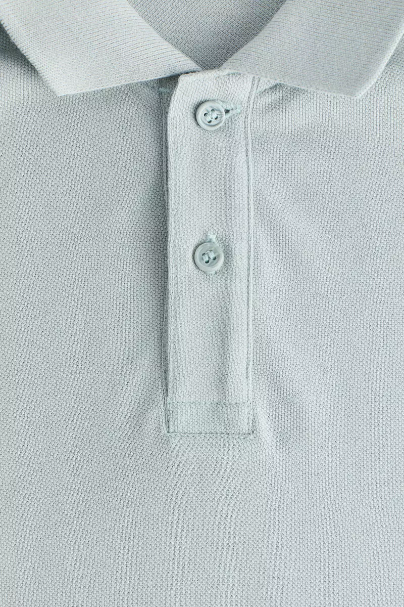 Cotton piqué polo shirt