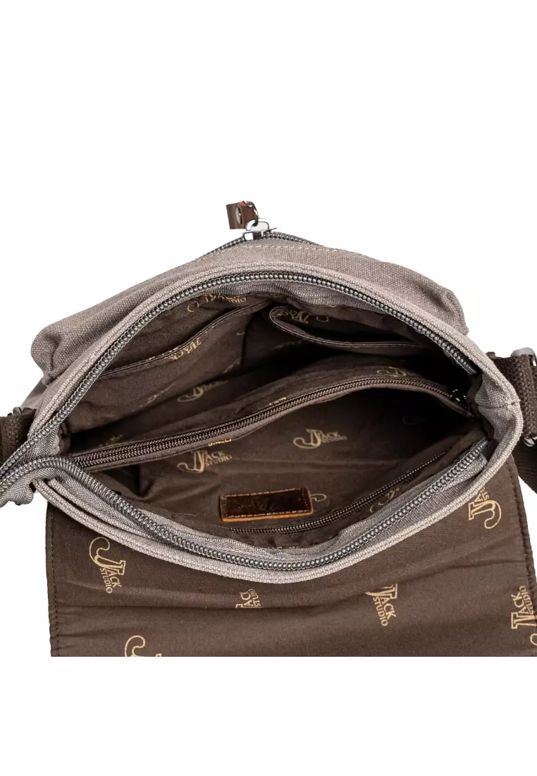 Slim Casual Crossbody Sling Canvas Bag BAD 40807