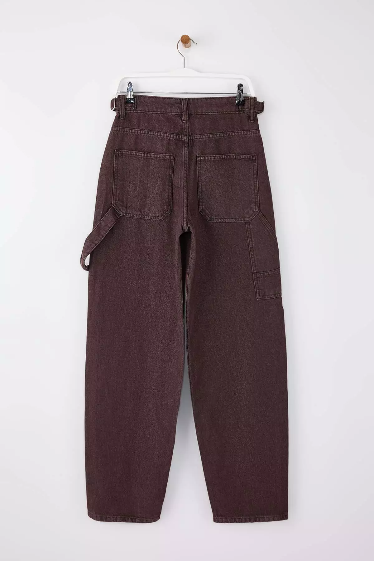 Brown*1 High Waist Loose Fit Baggy Jeans Twoaw24Je38