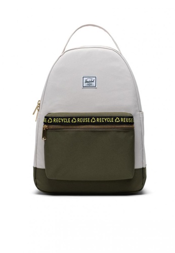 Herschel white Nova Mid Eco Backpack 1D49CACF022EBDGS_1