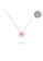 Millenne silver MILLENNE Made For The Night Encircle Cubic Zirconia Rose Gold Necklace with 925 Sterling Silver 7A261AC992424CGS_5