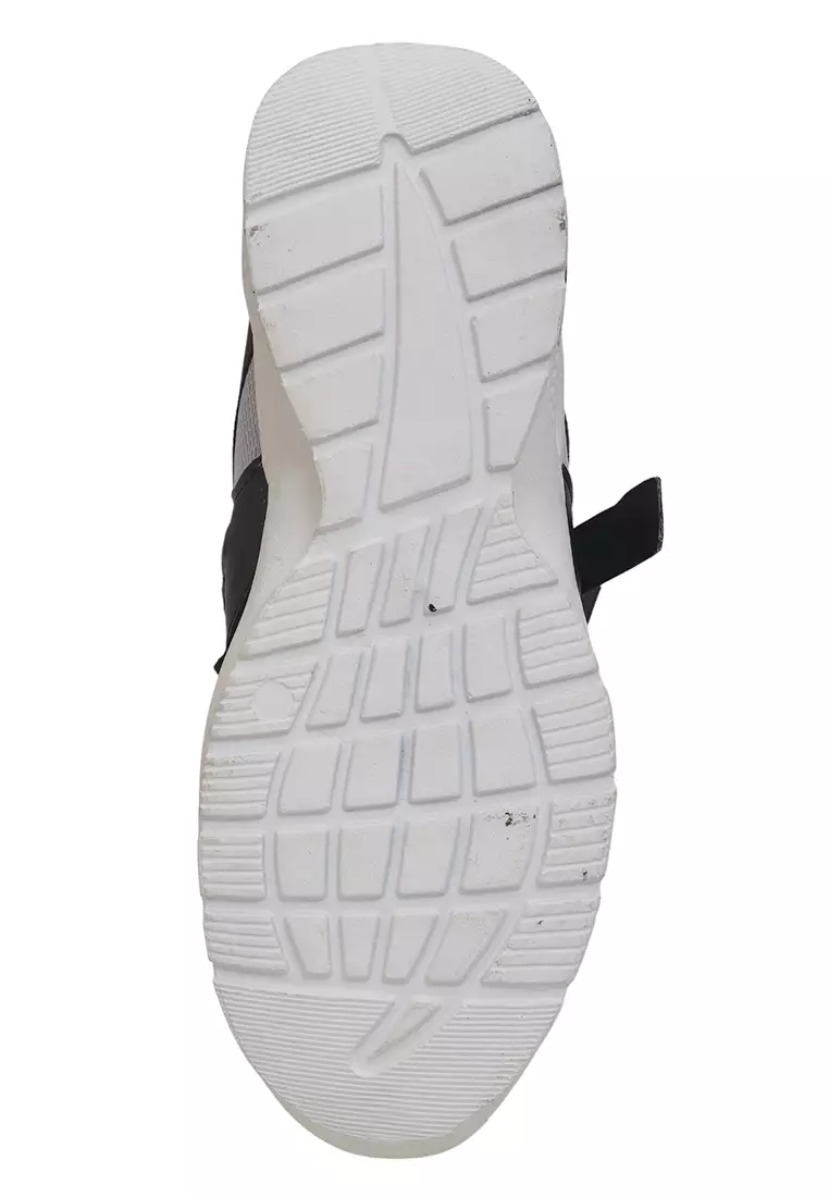 Anando Sepatu Sneakers Tali Pria Casual Shoes Stylish Design Material Leather ORIGINAL - Black