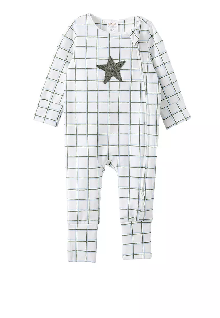 The Long Sleeves Zip Romper