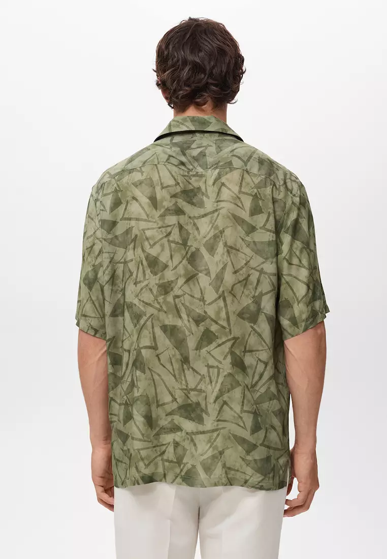 Printed Bowling Shirt