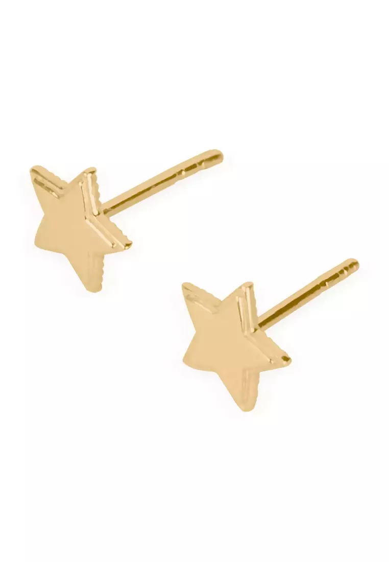 Stellar Studs Earrings 14k Gold