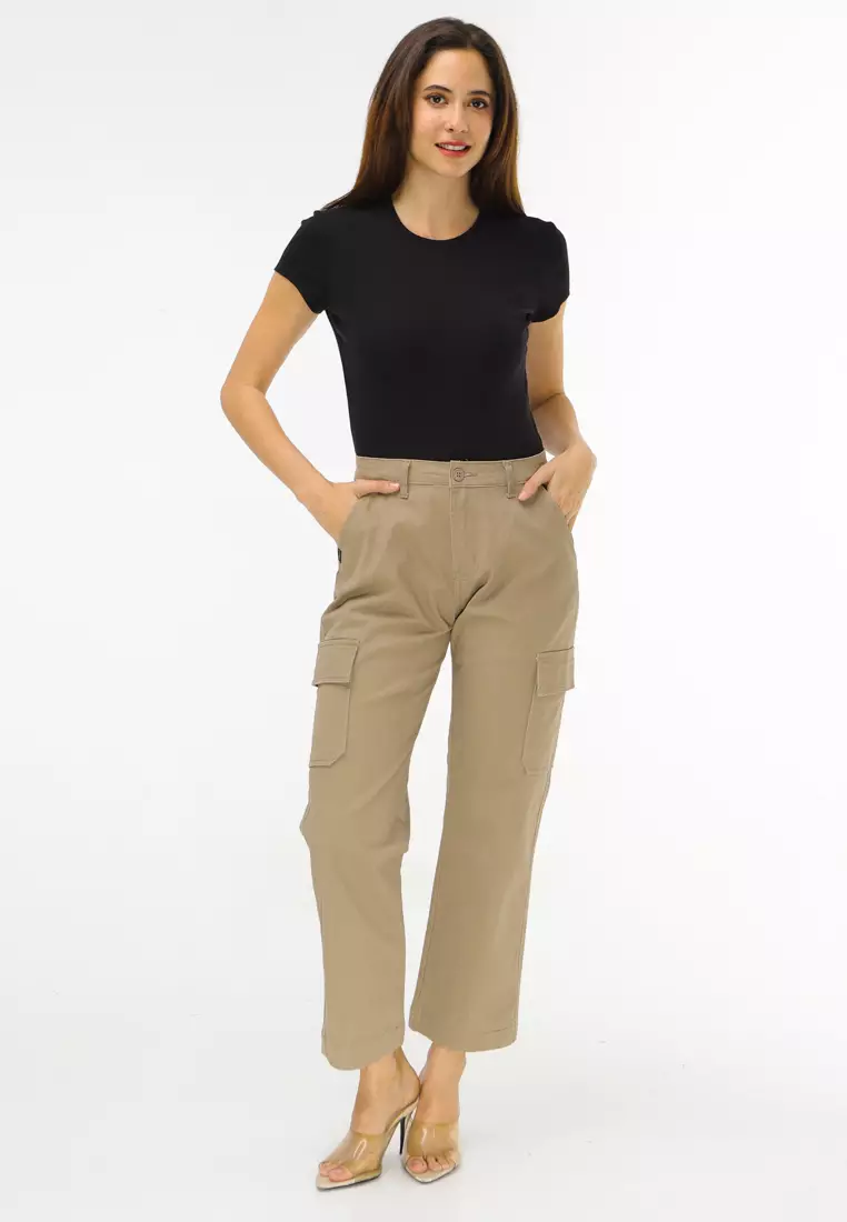 Colored Cargo Pants Ladies