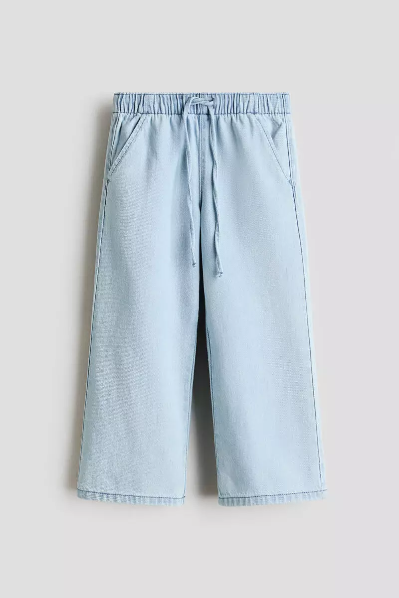 Denim joggers