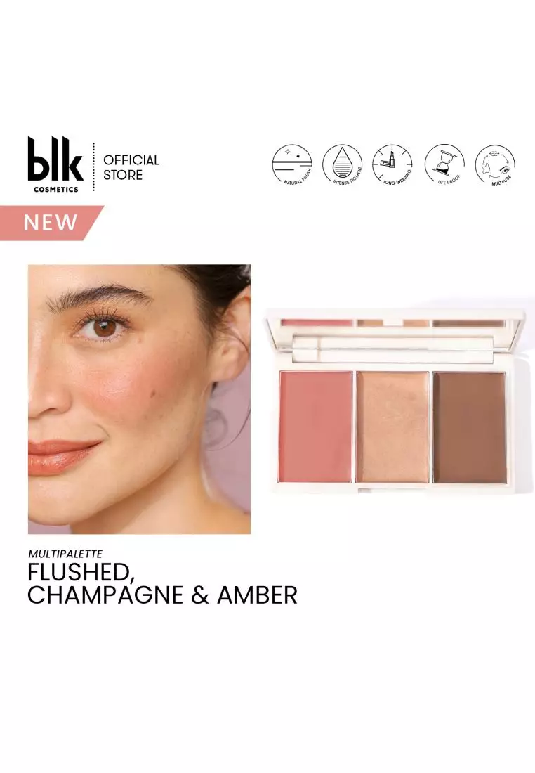 Discount on Blk Cosmetics  shoes - SKU: Blush, Highlight, Contour Cream Multi Palette Flushed