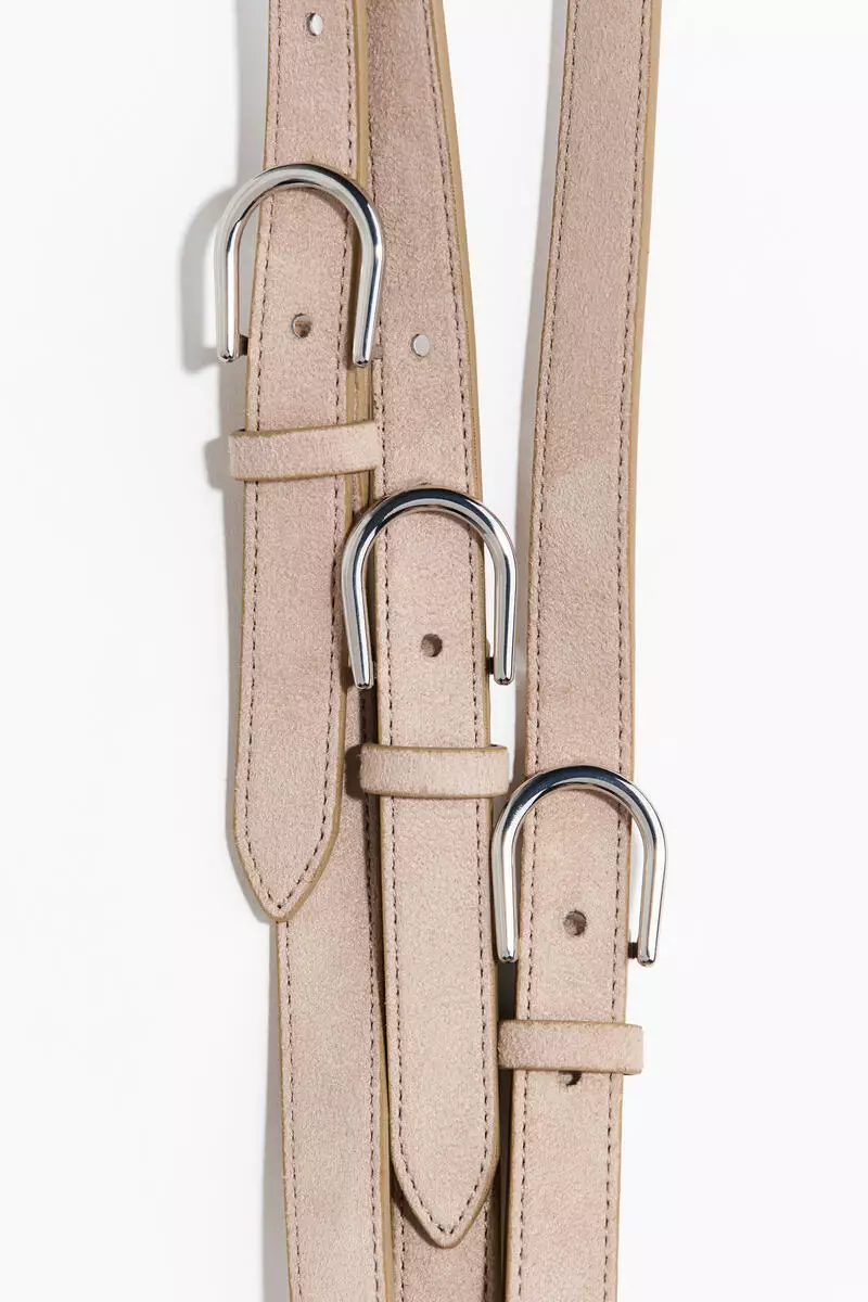 Three-strap waist belt