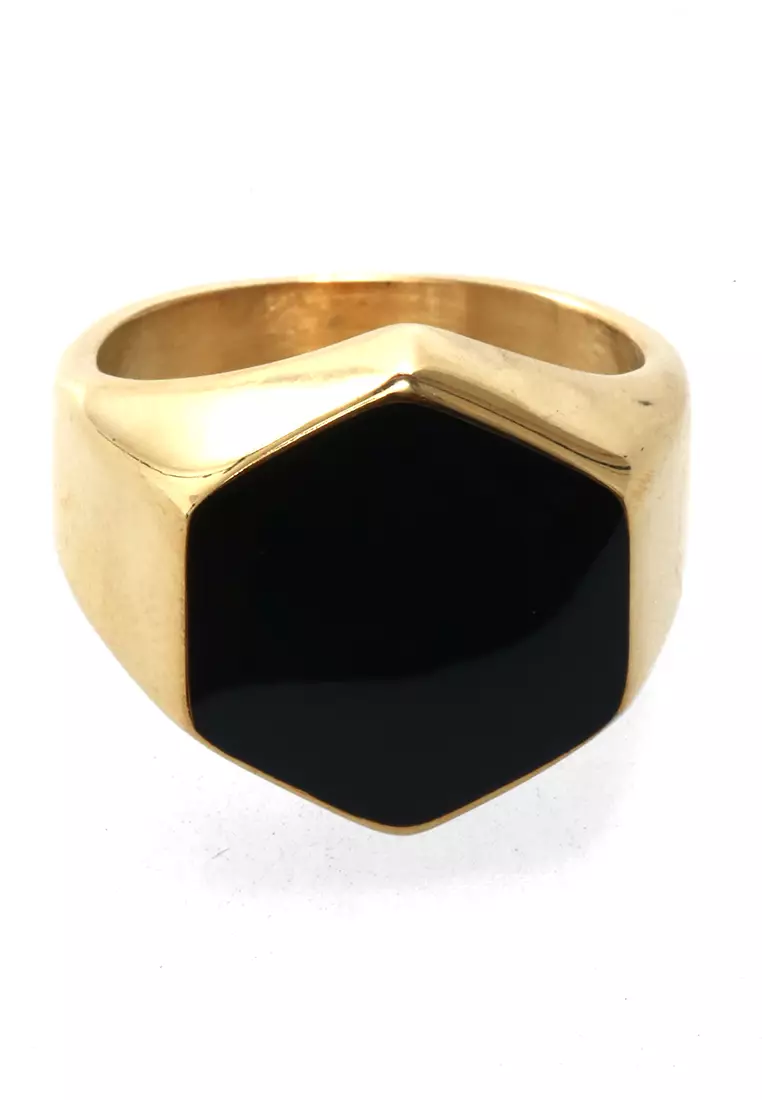 Daisy Aksesoris Fashion Pria Wanita CIncin Desain Acosta Material Titanium ORIGINAL - Gold