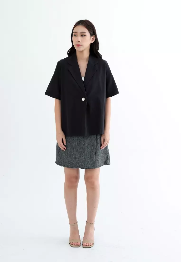 Millle Fleur Everyday Outer Blazer Black