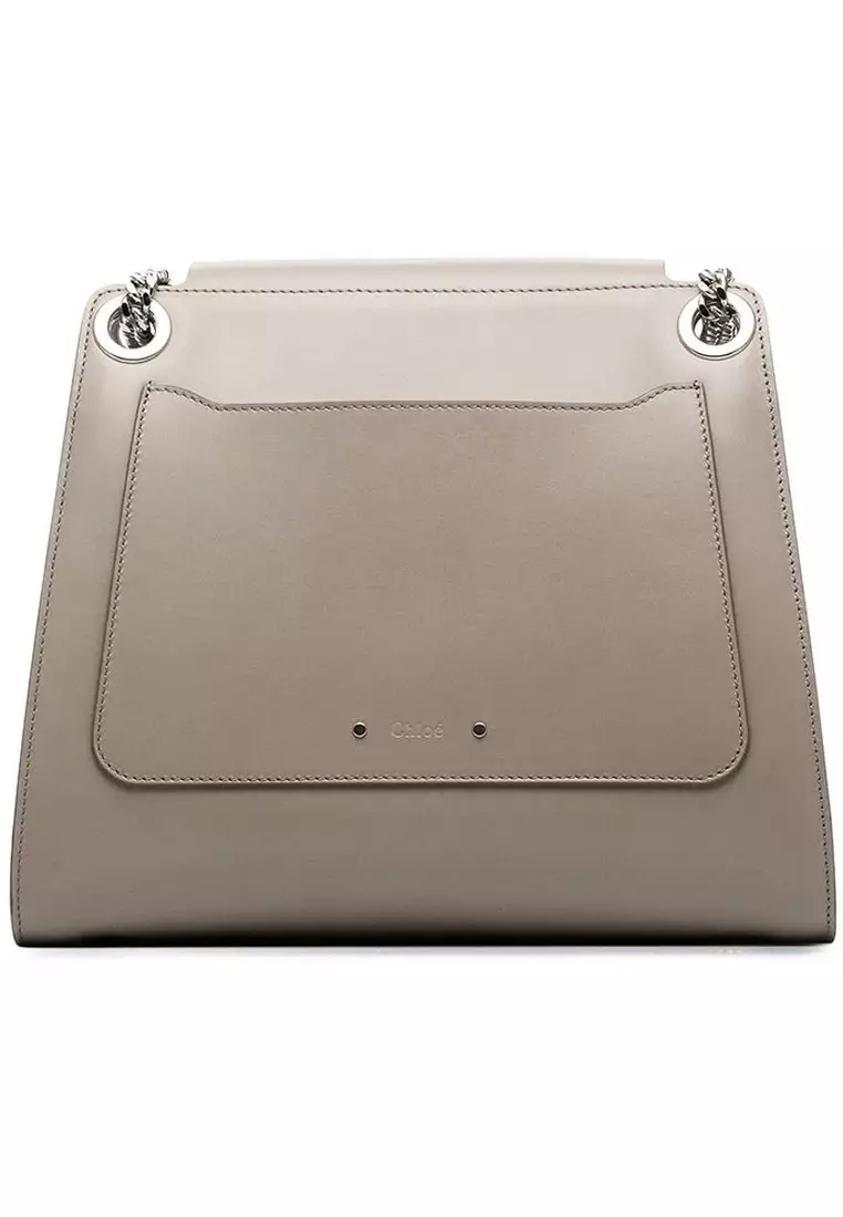 Medium Annie Shoulder Bag in Motty Grey