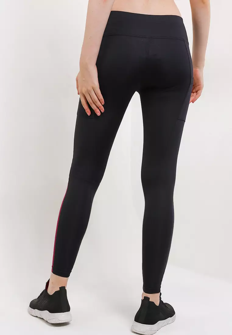 Celana Panjang Legging Olahraga Ladies Sport Long Pants Active Sport Olahraga Senam Yoga Pilates Gym Ketat Spandex