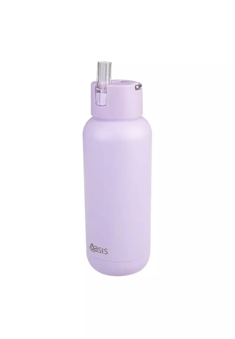 Oasis Stainless Steel Insulated Ceramic Moda Bottle 1L - Orchid
