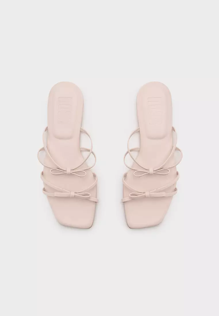 CLOUDFOAM FLAT SLIDES WITH BOW