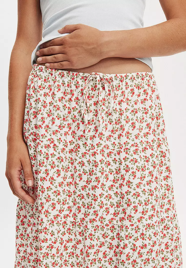 Haven Multi Tiered Maxi Skirt