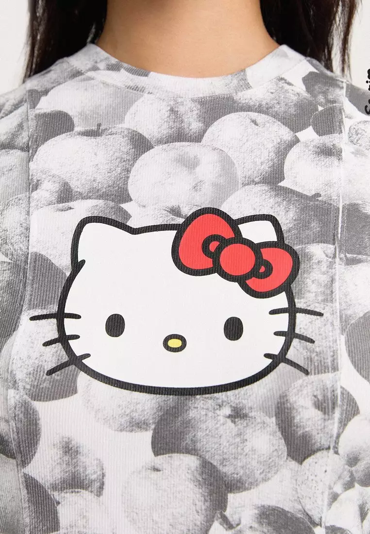 Pomelo. ? Hello Kitty Apple Print Tank Top - Black