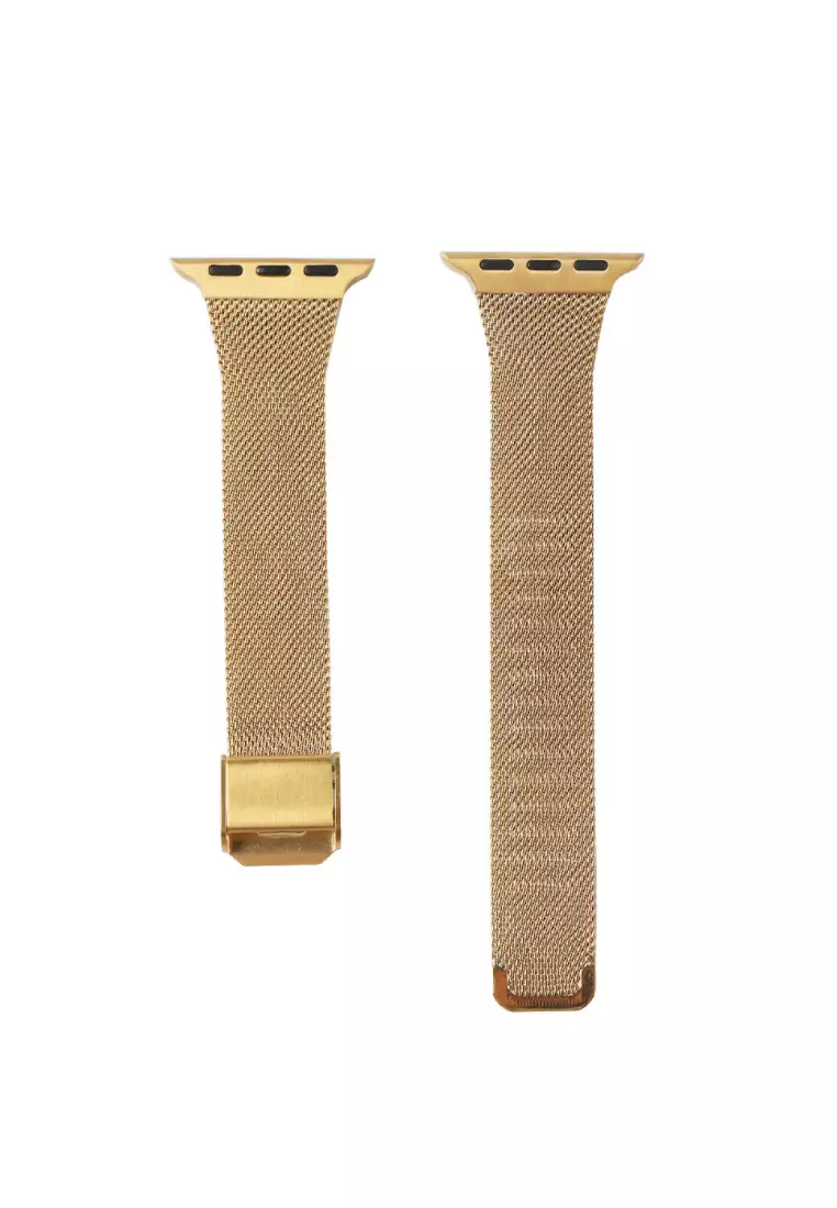 Buy Kings Collection Gold Stainless Steel Apple Watch Band 42MM