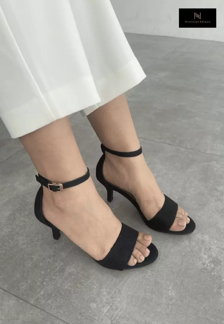 Nicholas Edison Heel Agra Black
