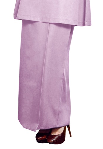 Buy Basic Gulinear Kurung Riau Moden Dusty Purple from Inhanna in Purple only 200