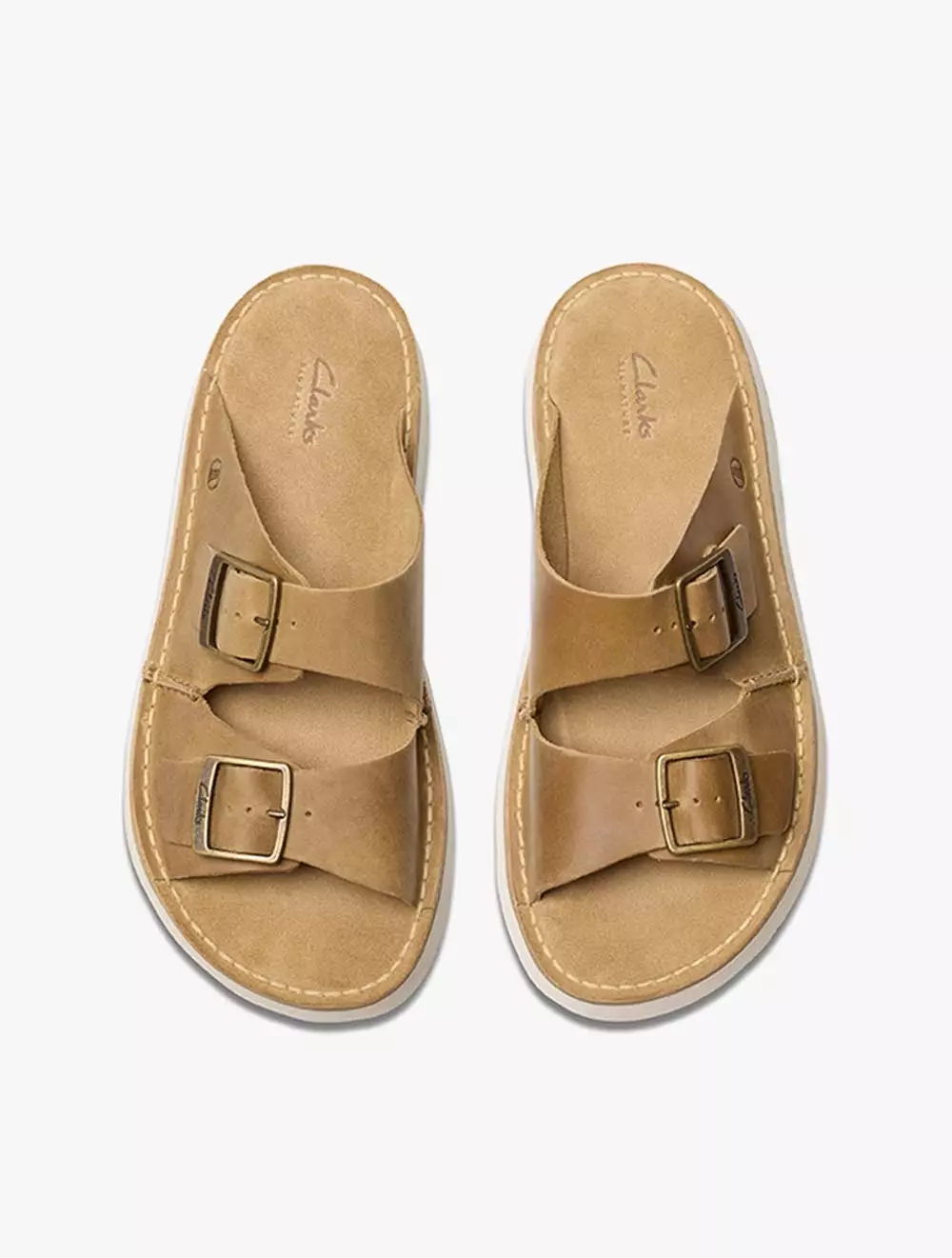 Clarks Solsbury Strap Dark Sand Lea