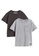 H&M grey 2-Pack Cotton T-Shirts 8C76FKA007D95DGS_1