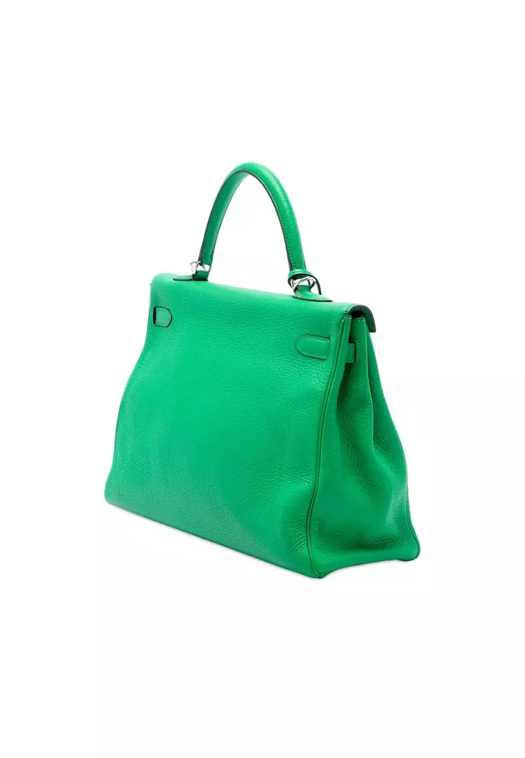Pre-Loved Hermès Clemence Kelly Ii Retourne 35